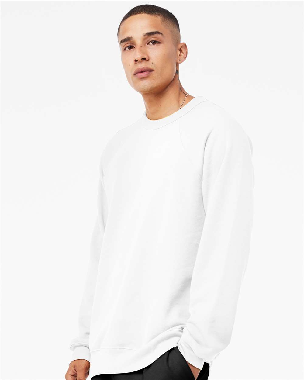 Custom Unisex Sponge Fleece Raglan Crewneck Sweatshirt – Add Your Logo or Design