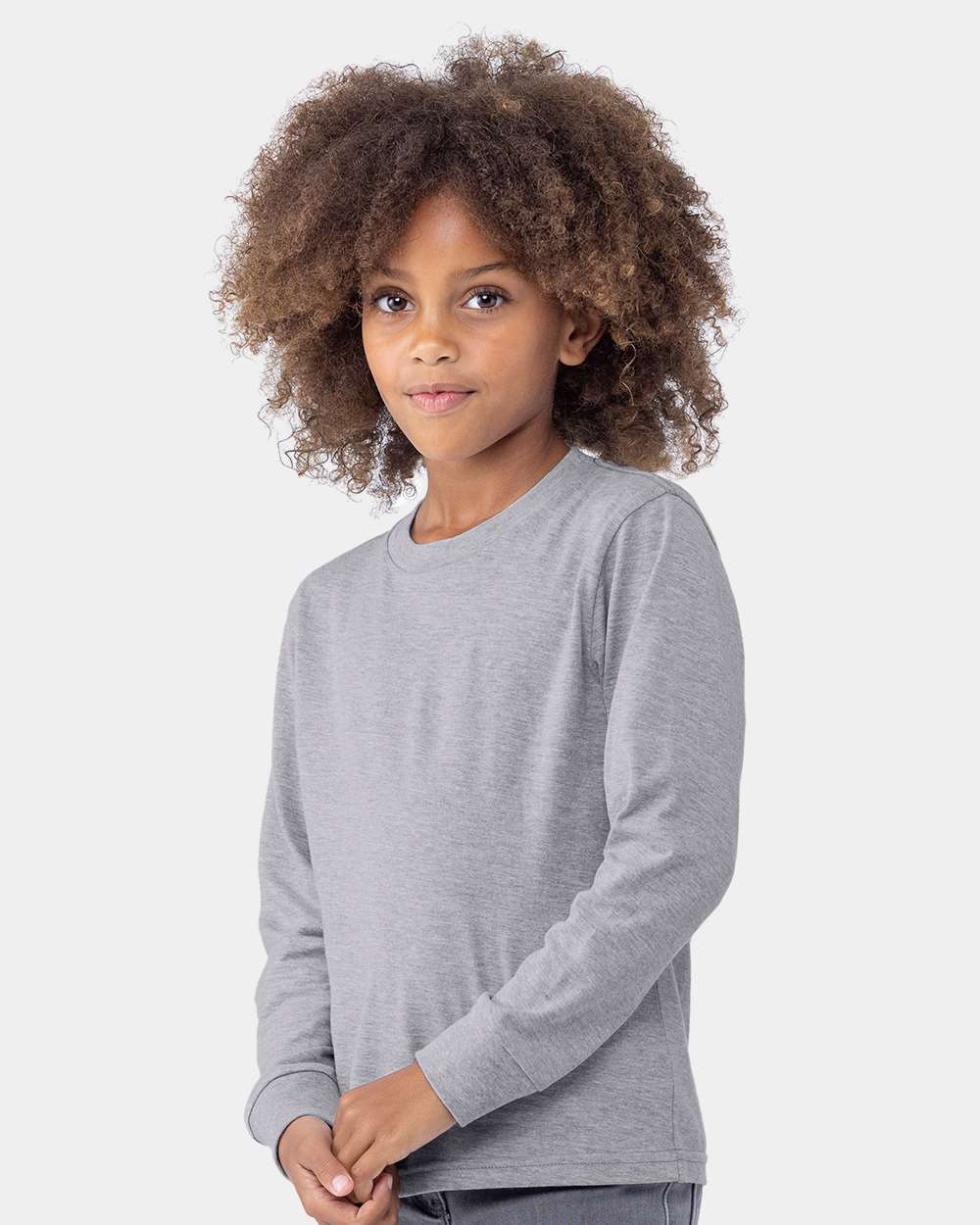 Custom Youth Cotton Long Sleeve T-Shirt – Add Your Logo or Design