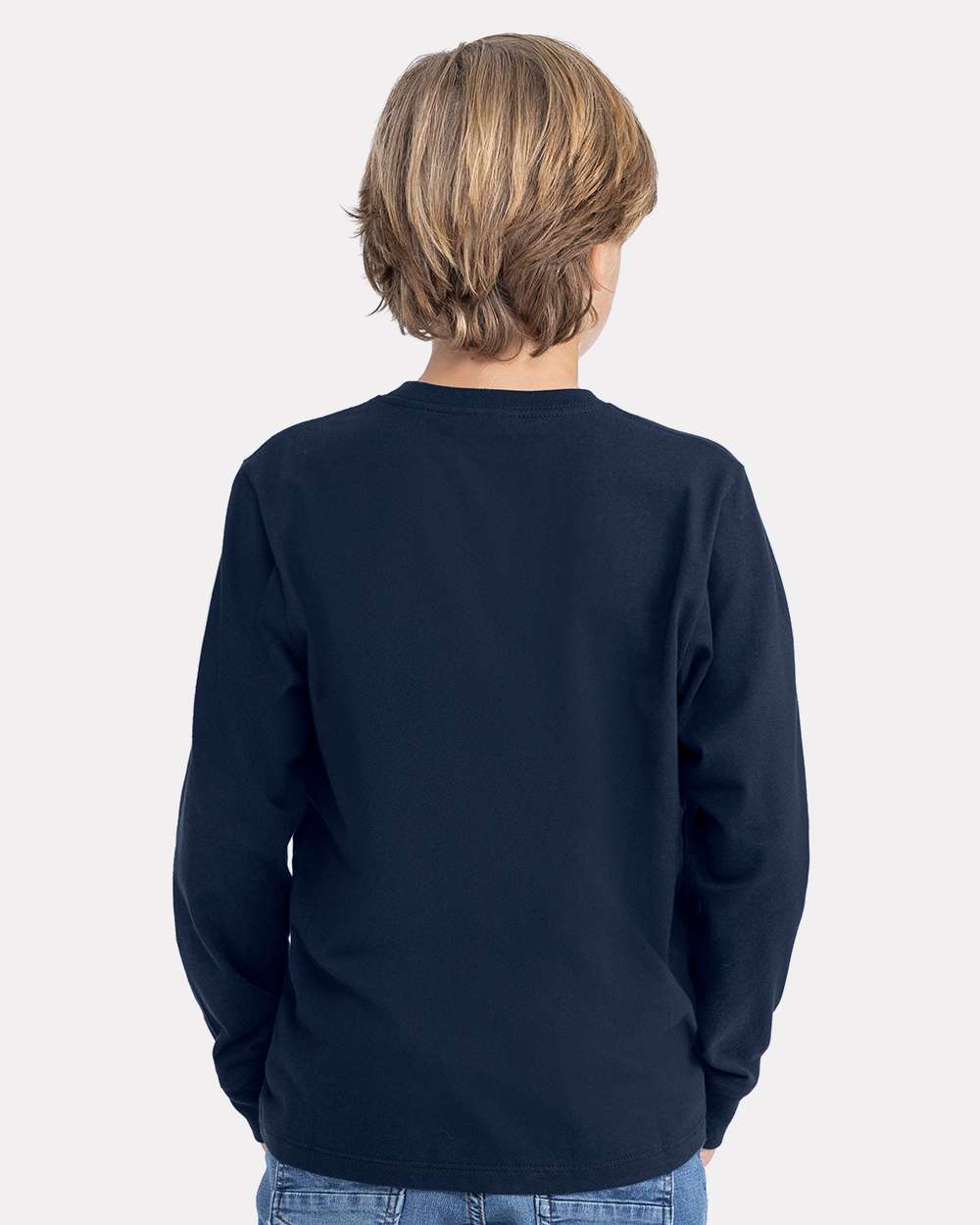 Custom Youth Cotton Long Sleeve T-Shirt – Add Your Logo or Design