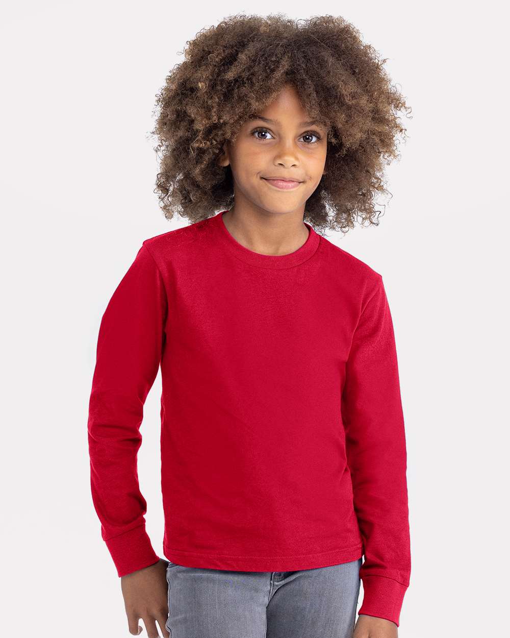 Custom Youth Cotton Long Sleeve T-Shirt – Add Your Logo or Design