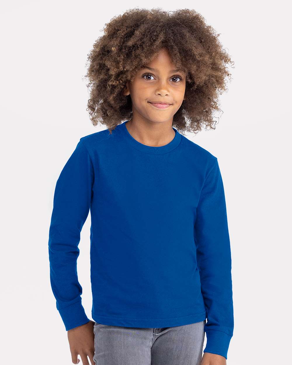 Custom Youth Cotton Long Sleeve T-Shirt – Add Your Logo or Design