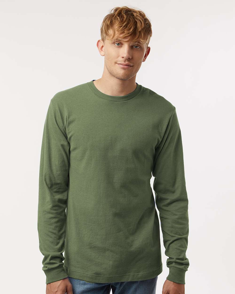 Custom Long Sleeve Cotton T-Shirt – Add Your Logo or Design