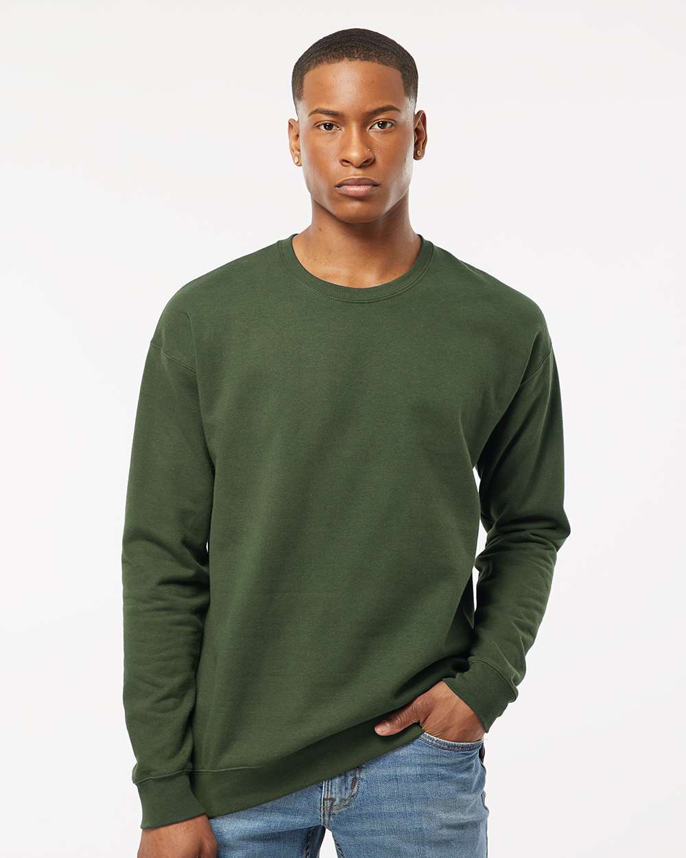 Custom Unisex Fleece Crewneck Sweatshirt – Add Your Logo or Design