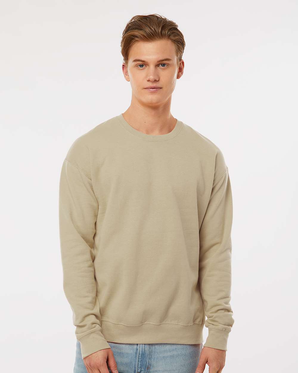 Custom Unisex Fleece Crewneck Sweatshirt – Add Your Logo or Design