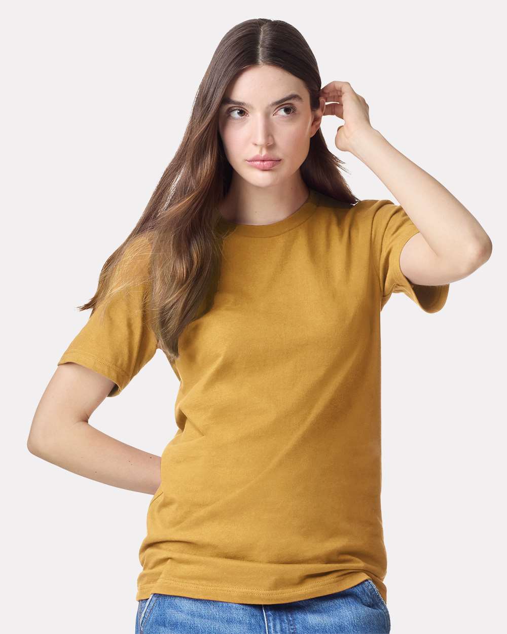 Custom Fine Jersey Cotton T-Shirt – Add Your Logo or Design