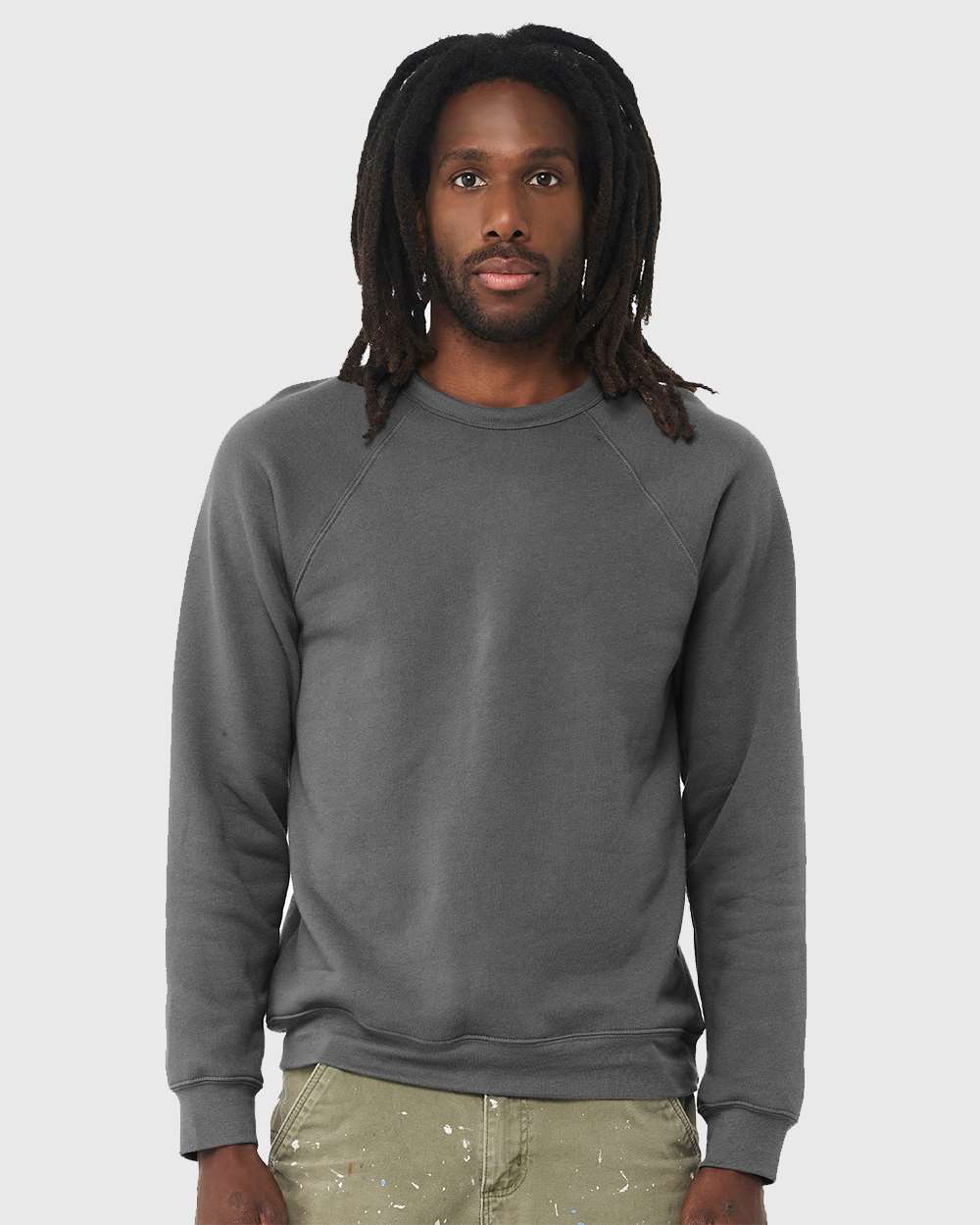 Custom Unisex Sponge Fleece Raglan Crewneck Sweatshirt – Add Your Logo or Design