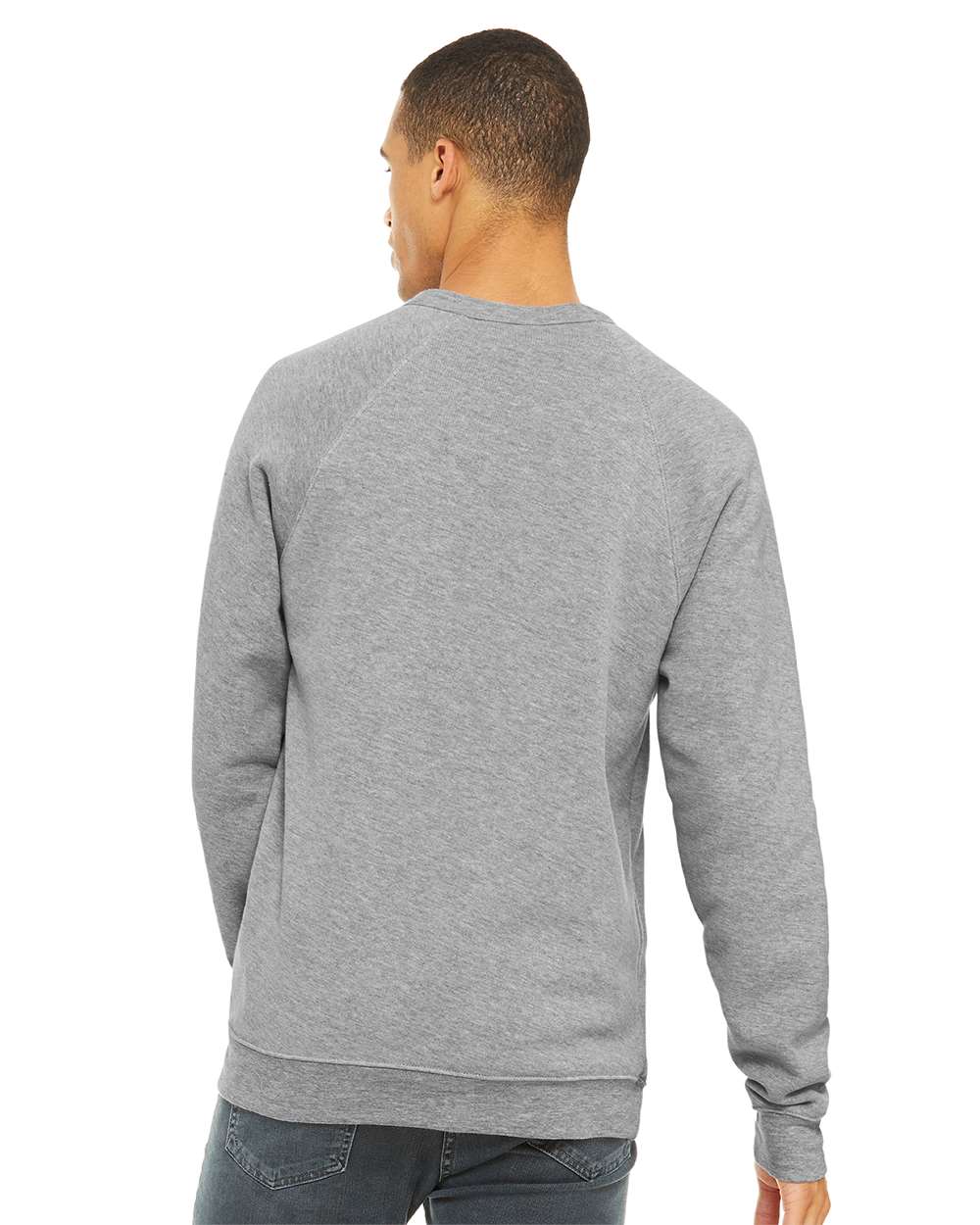 Custom Unisex Sponge Fleece Raglan Crewneck Sweatshirt – Add Your Logo or Design