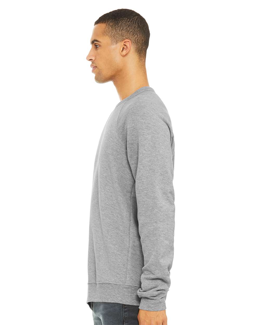 Custom Unisex Sponge Fleece Raglan Crewneck Sweatshirt – Add Your Logo or Design