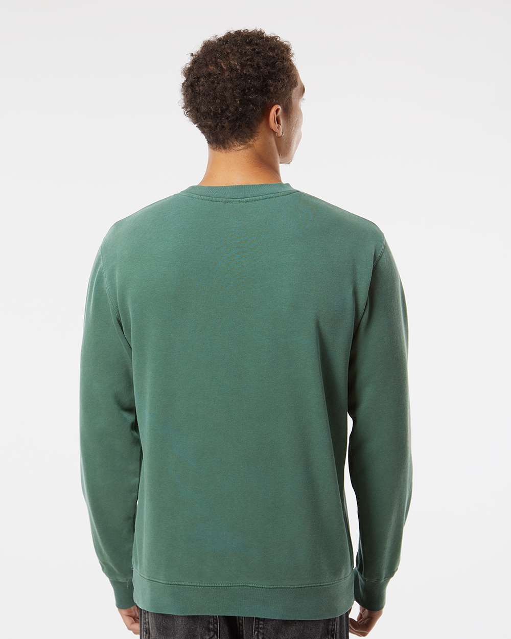 Custom Midweight Pigment-Dyed Crewneck Sweatshirt β Add Your Logo or Design