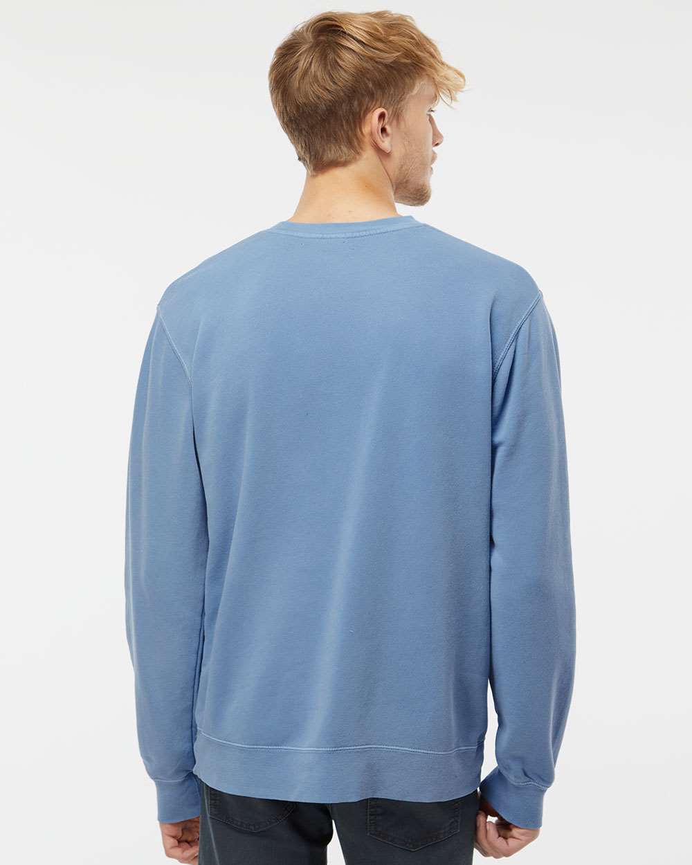 Custom Midweight Pigment-Dyed Crewneck Sweatshirt β Add Your Logo or Design