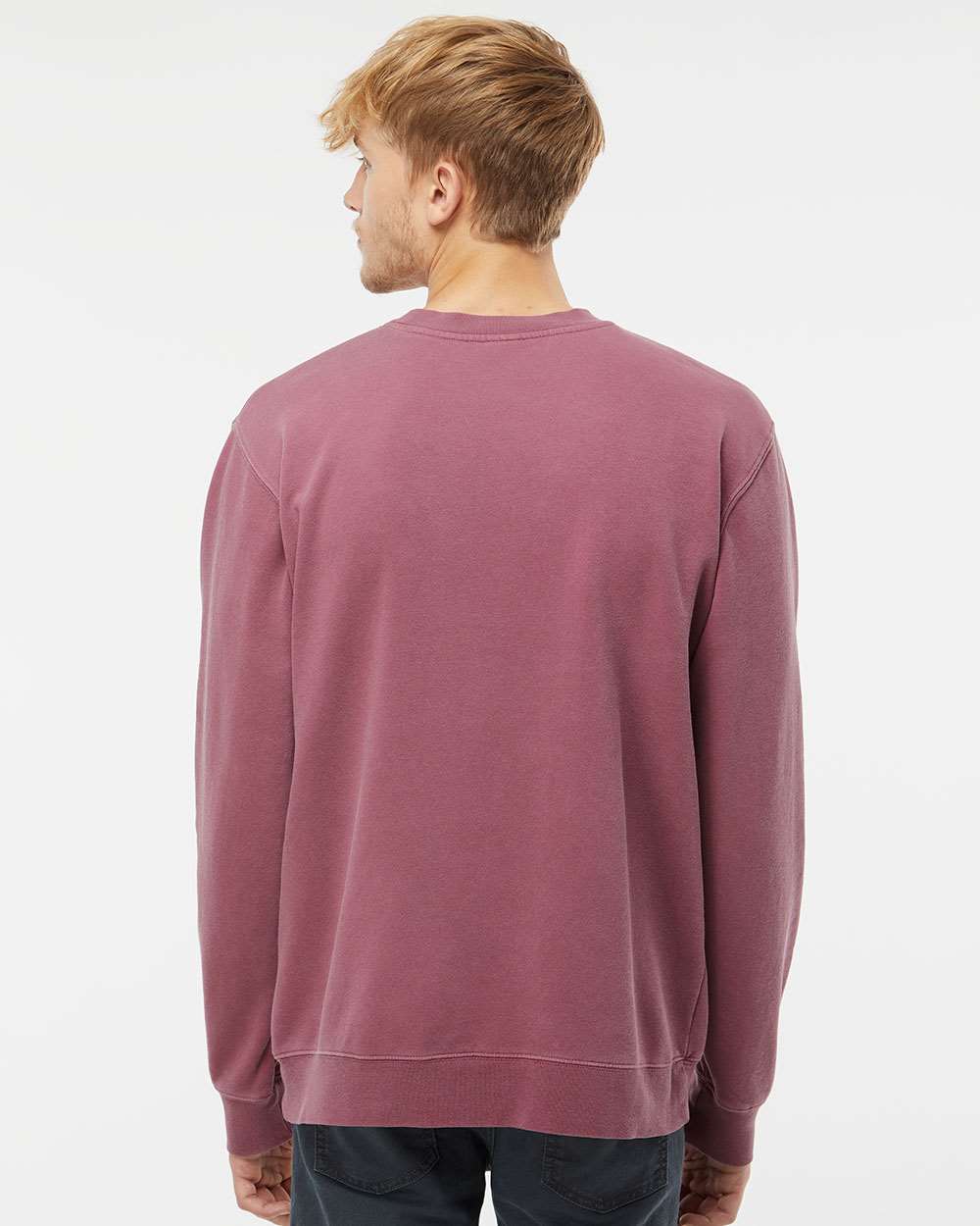 Custom Midweight Pigment-Dyed Crewneck Sweatshirt β Add Your Logo or Design