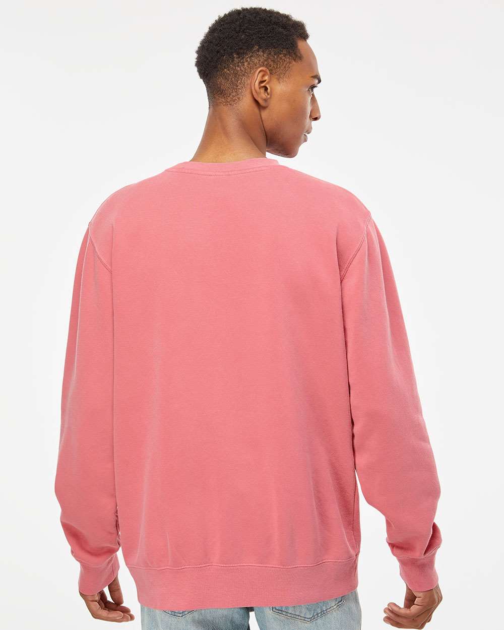 Custom Midweight Pigment-Dyed Crewneck Sweatshirt β Add Your Logo or Design