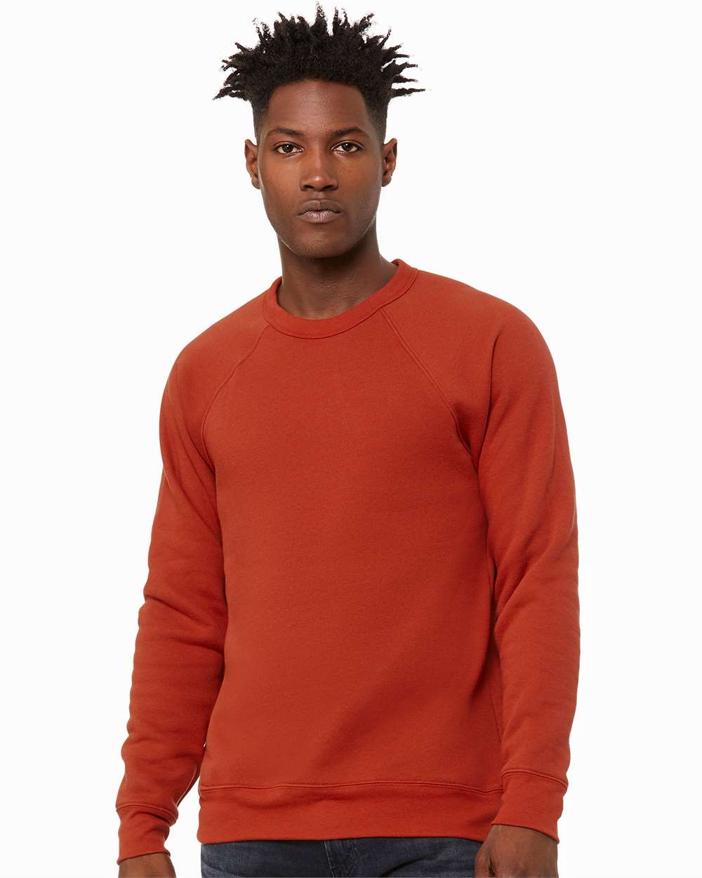 Custom Unisex Sponge Fleece Raglan Crewneck Sweatshirt – Add Your Logo or Design