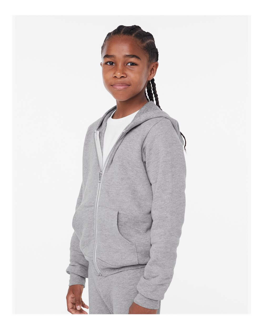 Custom Youth Sponge Fleece Full-Zip Hoodie – Add Your Logo or Design
