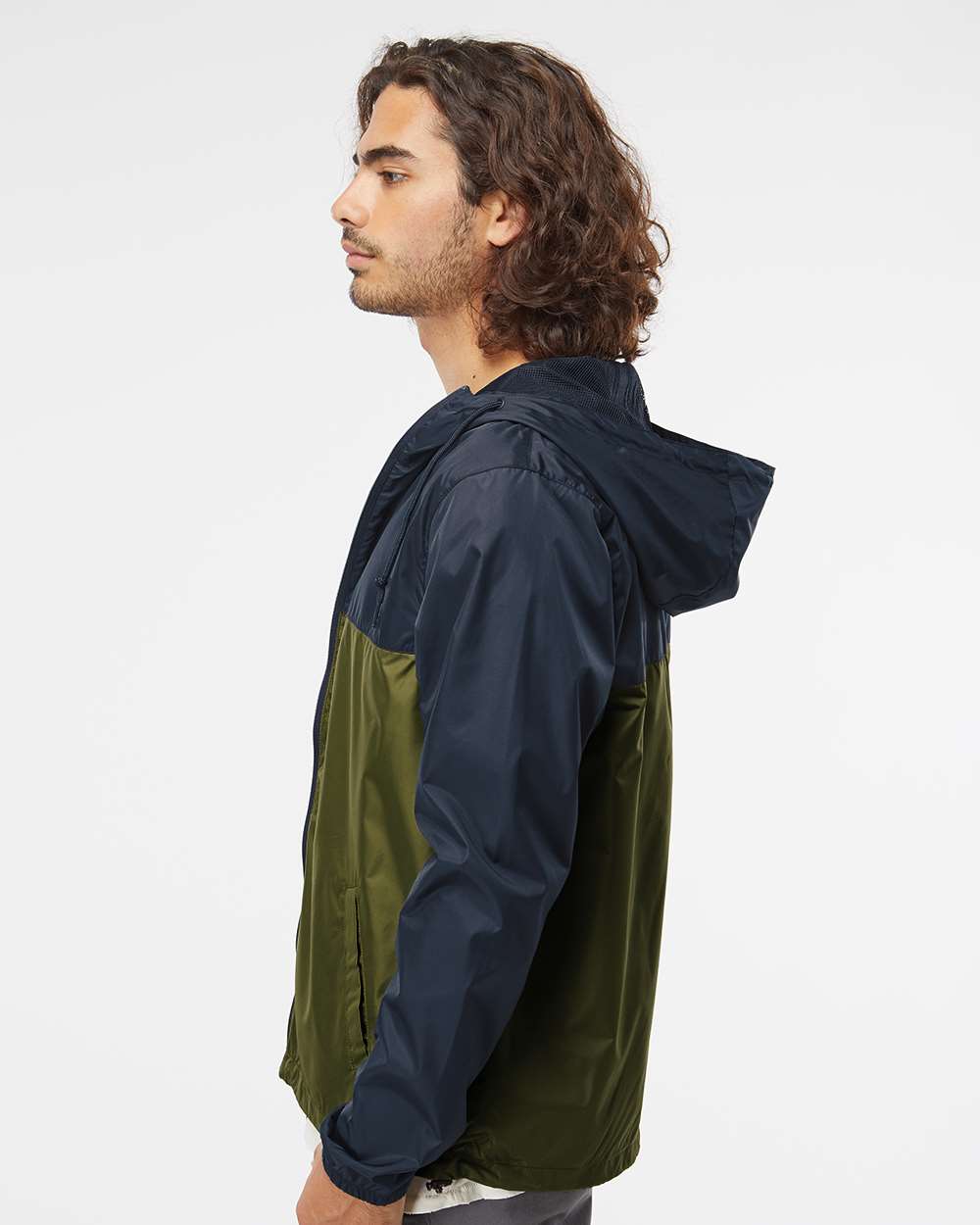 Men's Lightweight Windbreaker Full-Zip Jacket