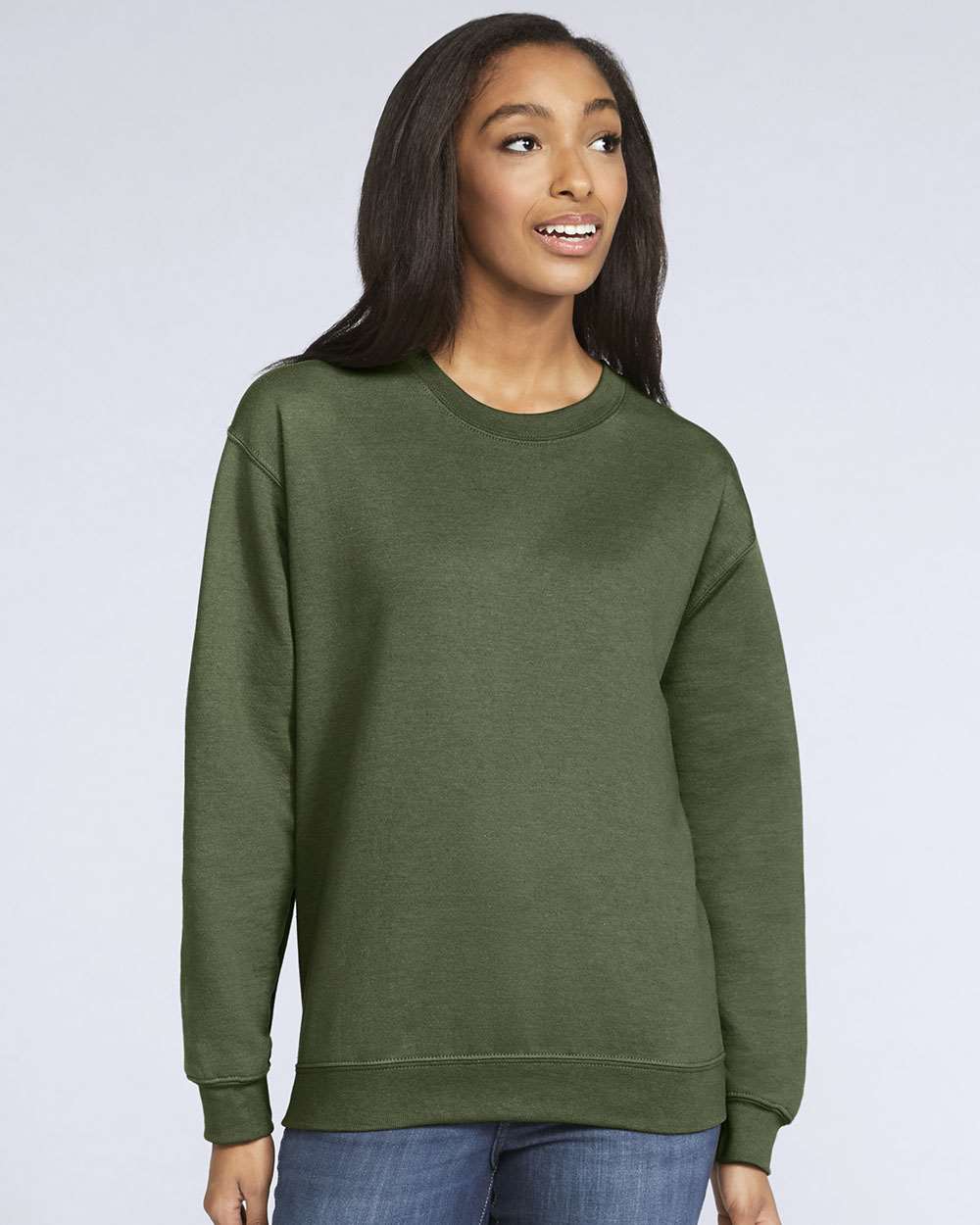 Custom Unisex Softstyle Midweight Crewneck Sweatshirt – Add Your Logo or Design