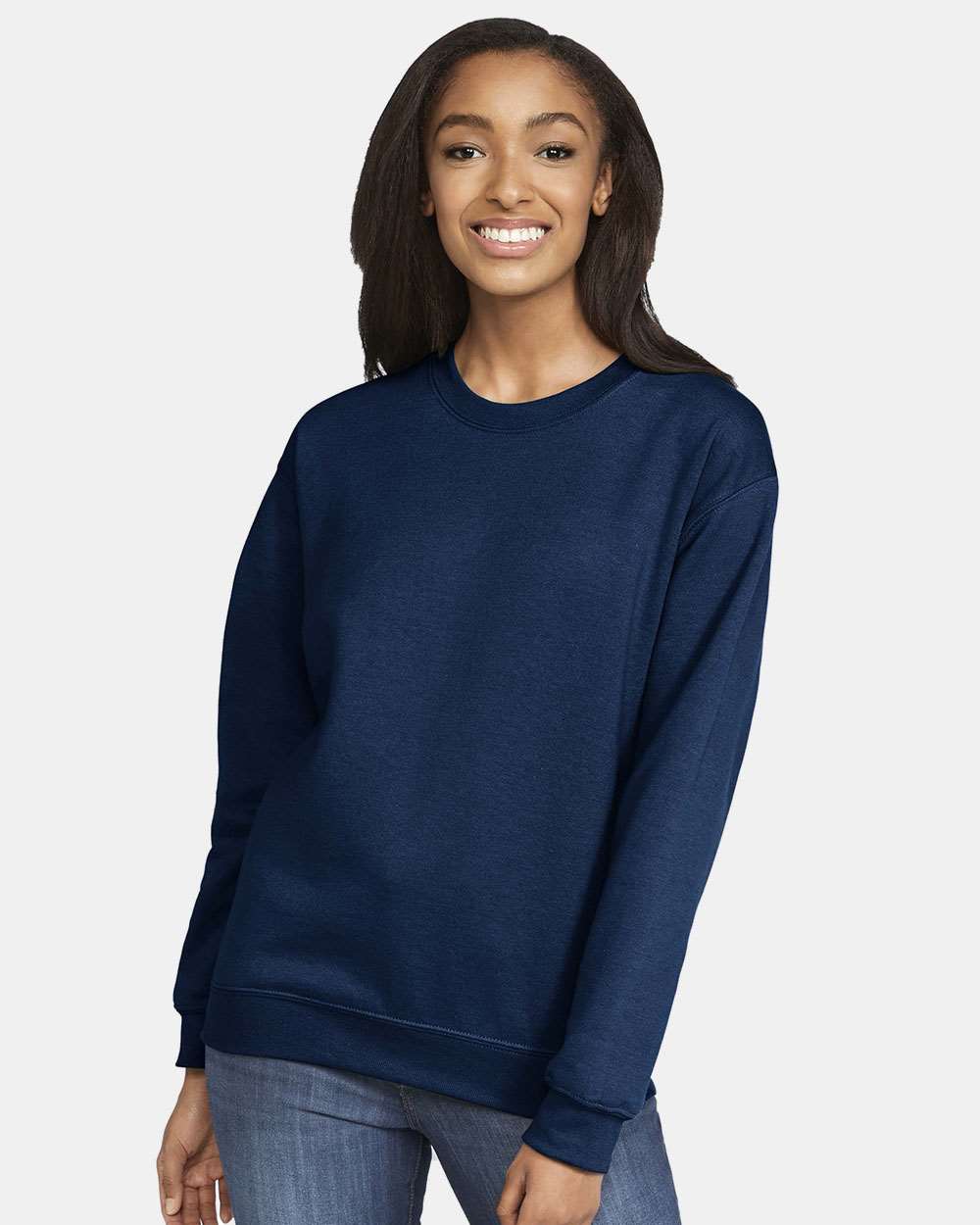 Custom Unisex Softstyle Midweight Crewneck Sweatshirt – Add Your Logo or Design
