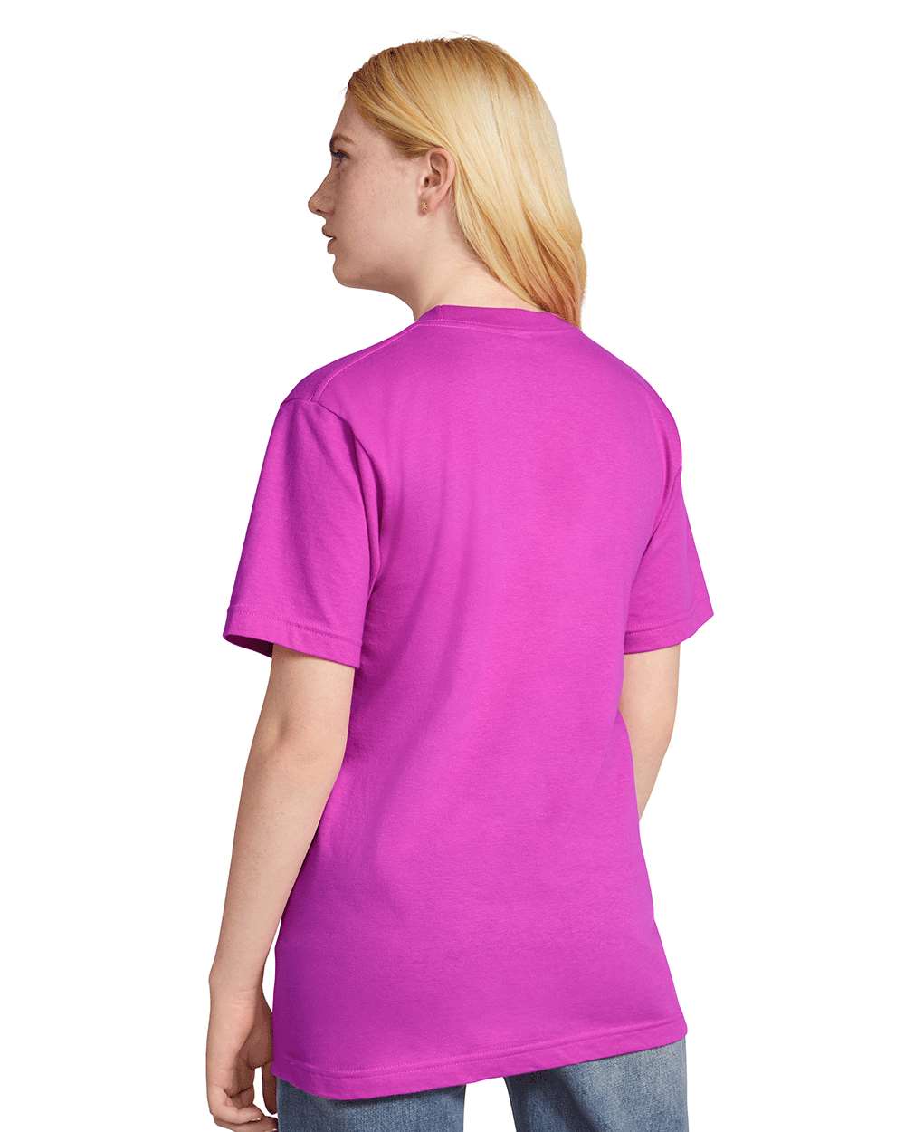 Custom Fine Jersey Cotton T-Shirt – Add Your Logo or Design