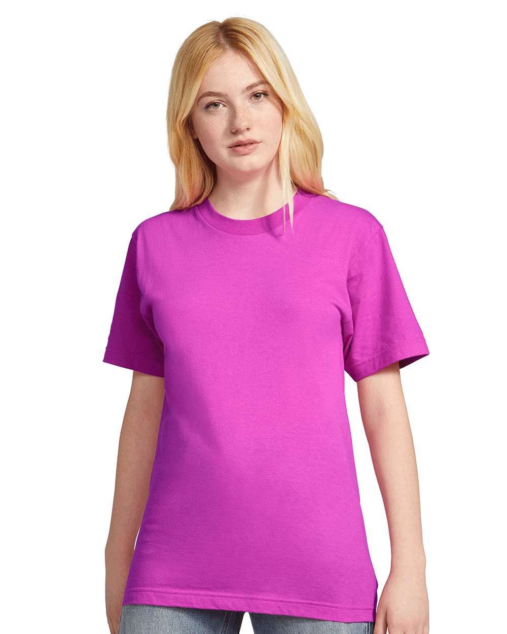 Custom Fine Jersey Cotton T-Shirt – Add Your Logo or Design
