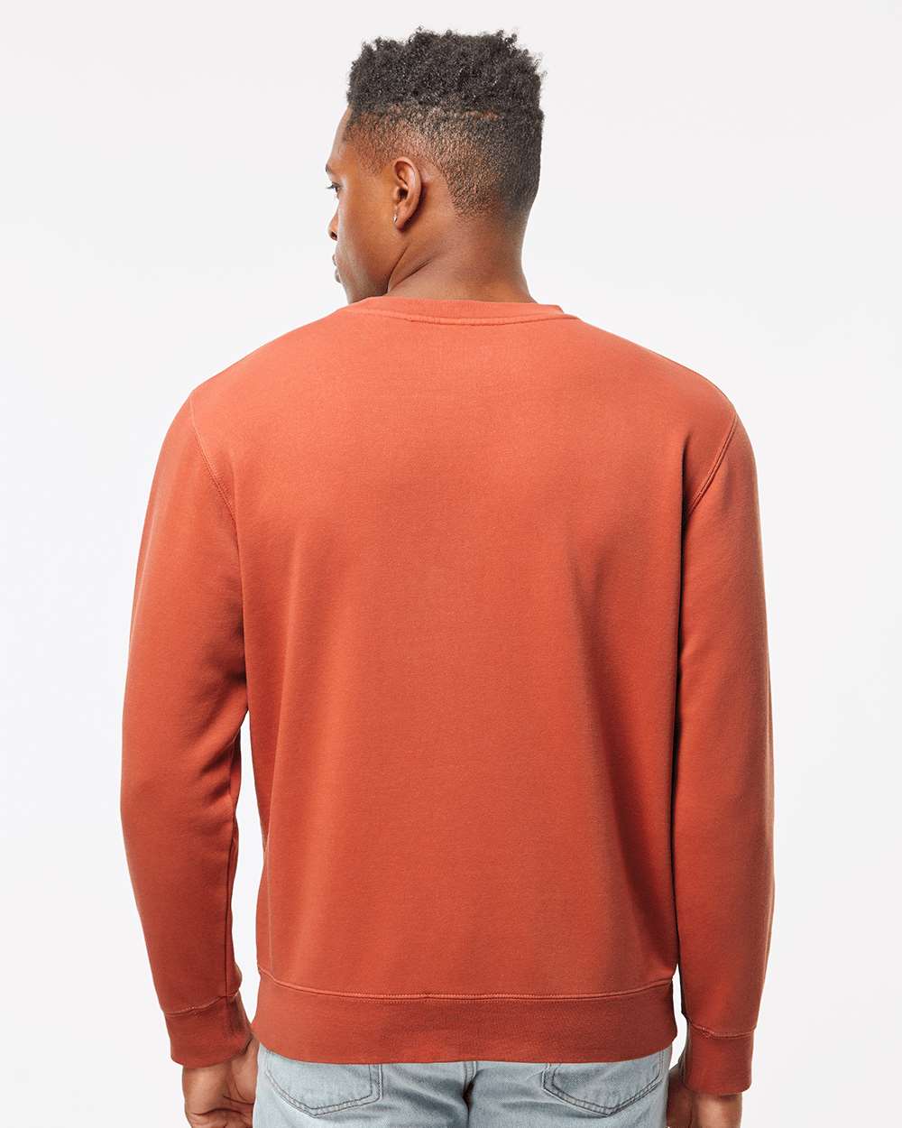 Custom Midweight Pigment-Dyed Crewneck Sweatshirt β Add Your Logo or Design