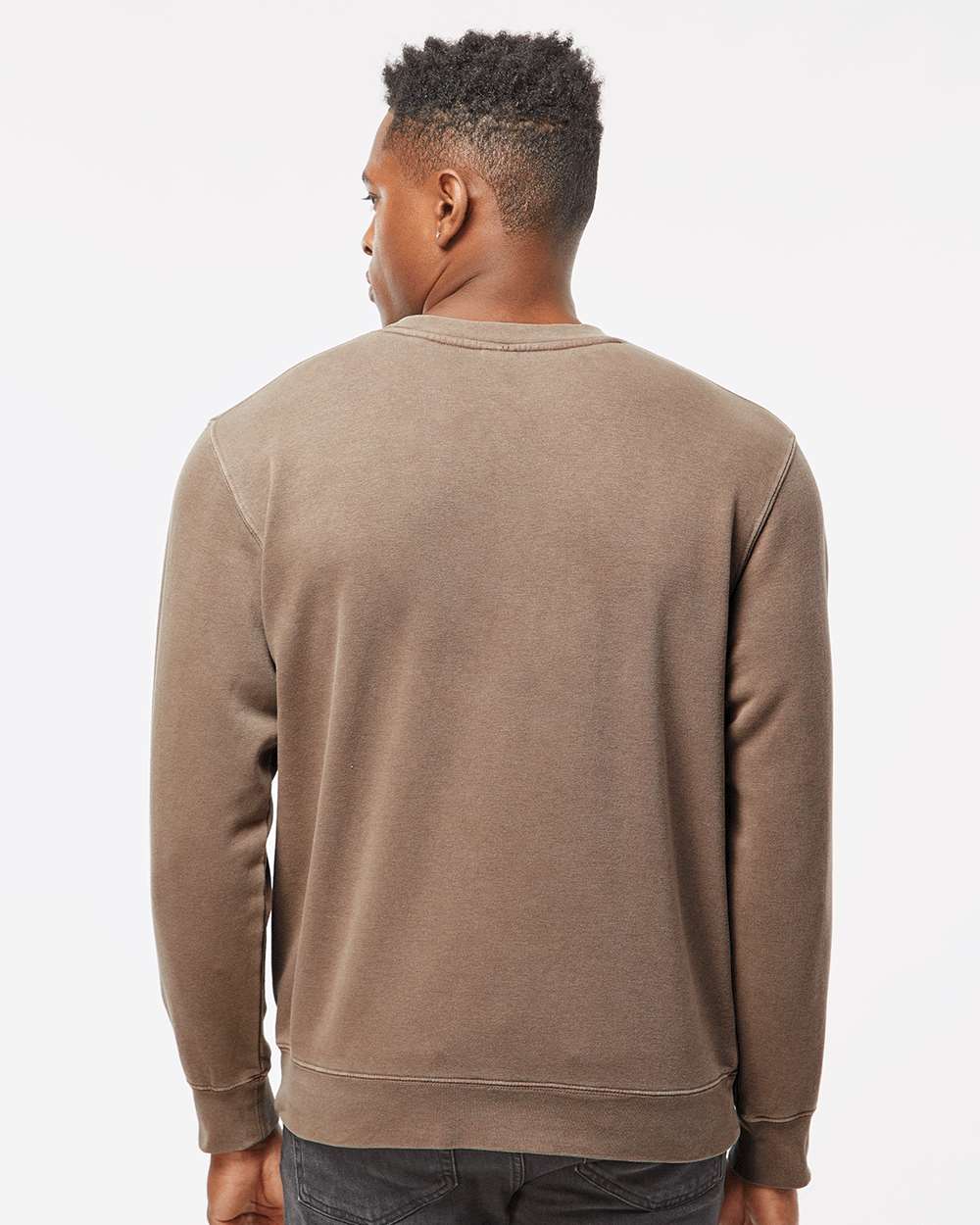 Custom Midweight Pigment-Dyed Crewneck Sweatshirt β Add Your Logo or Design