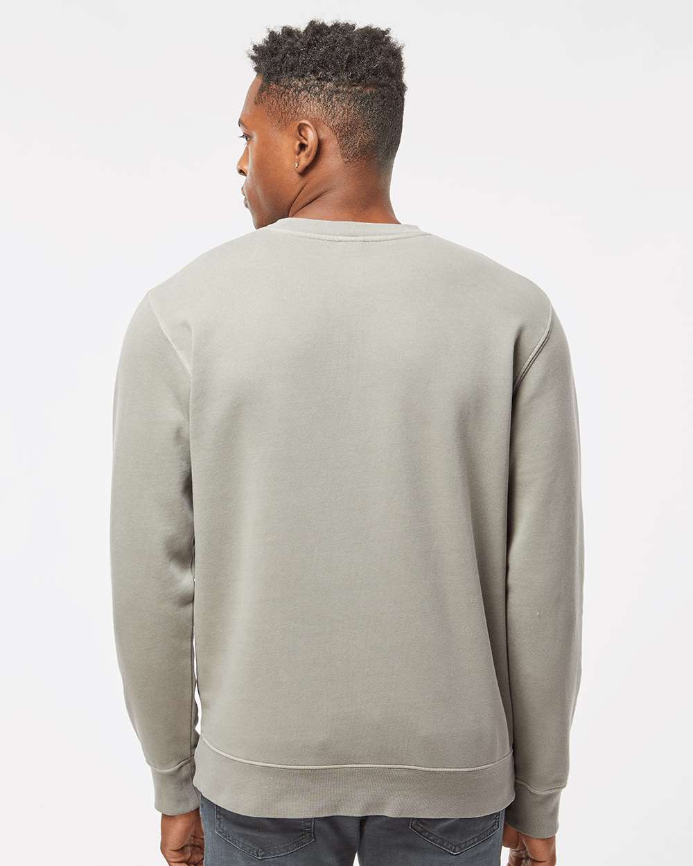 Custom Midweight Pigment-Dyed Crewneck Sweatshirt β Add Your Logo or Design
