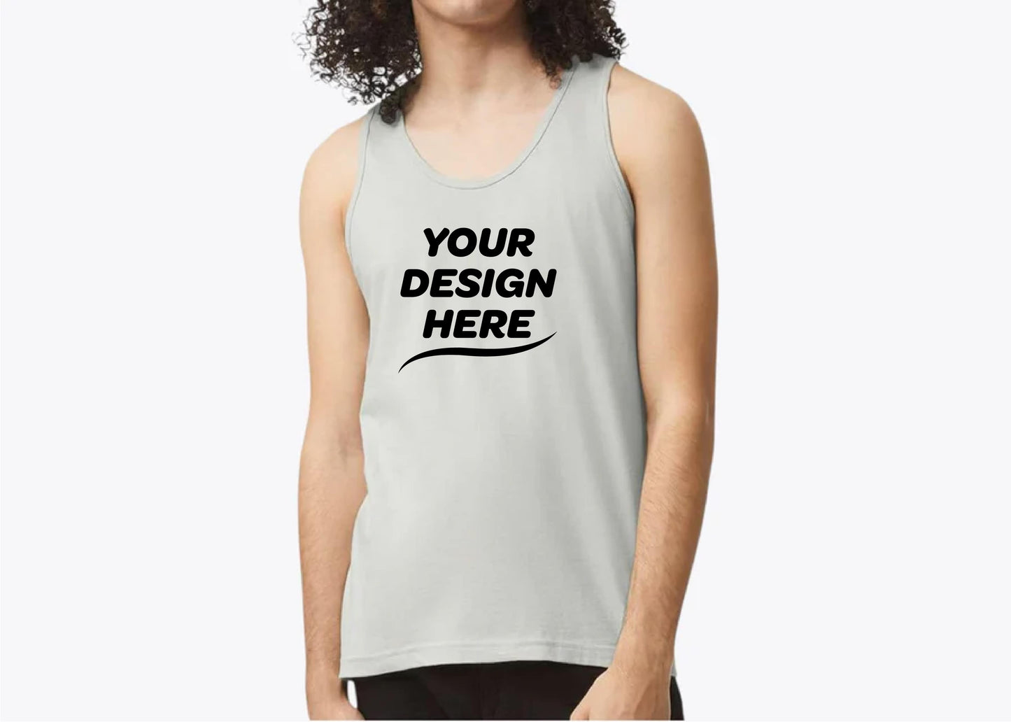 Custom Fine Jersey Tank – Add Your Logo or Design