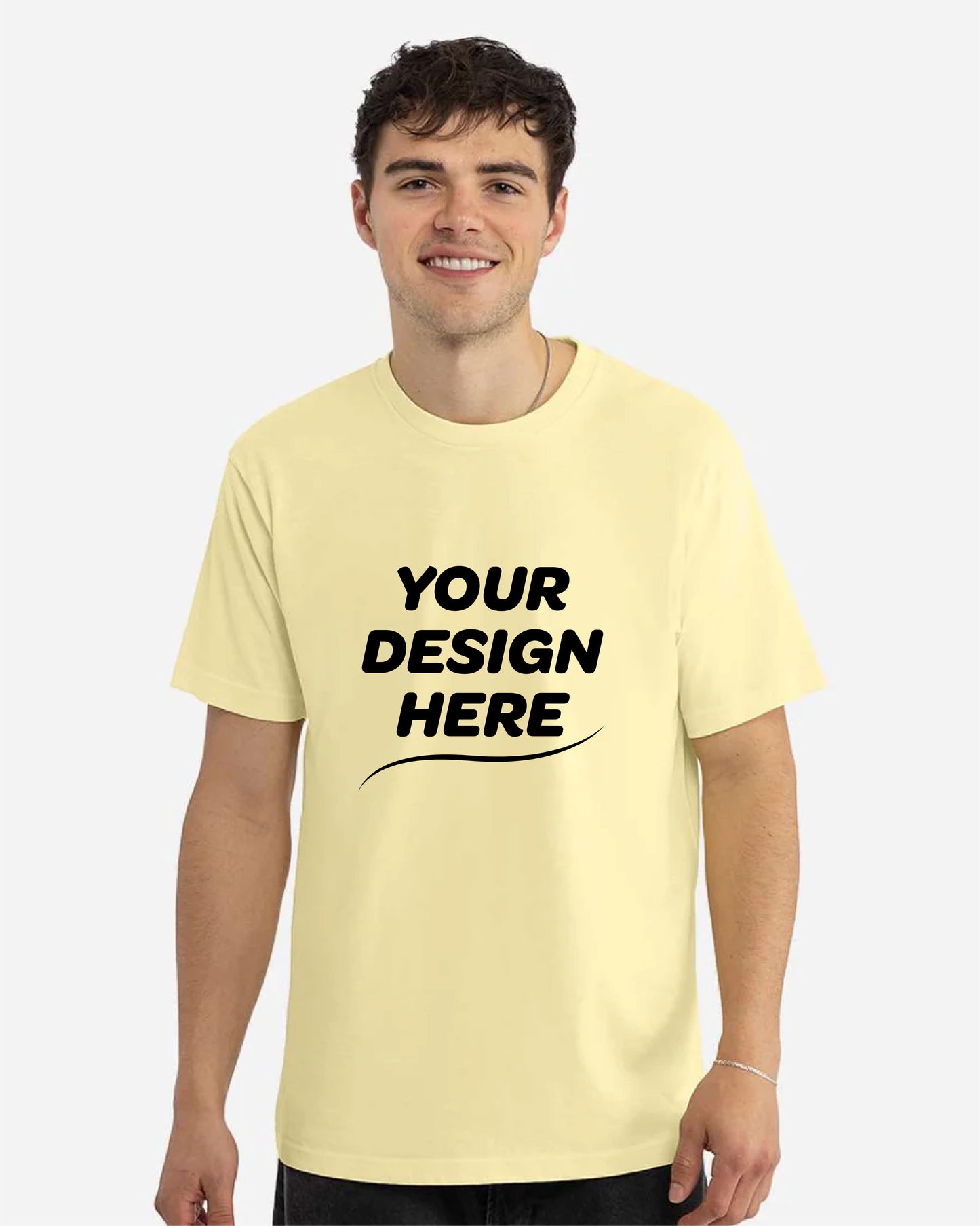 Custom Cotton Jersey T-Shirt – Add Your Logo or Design