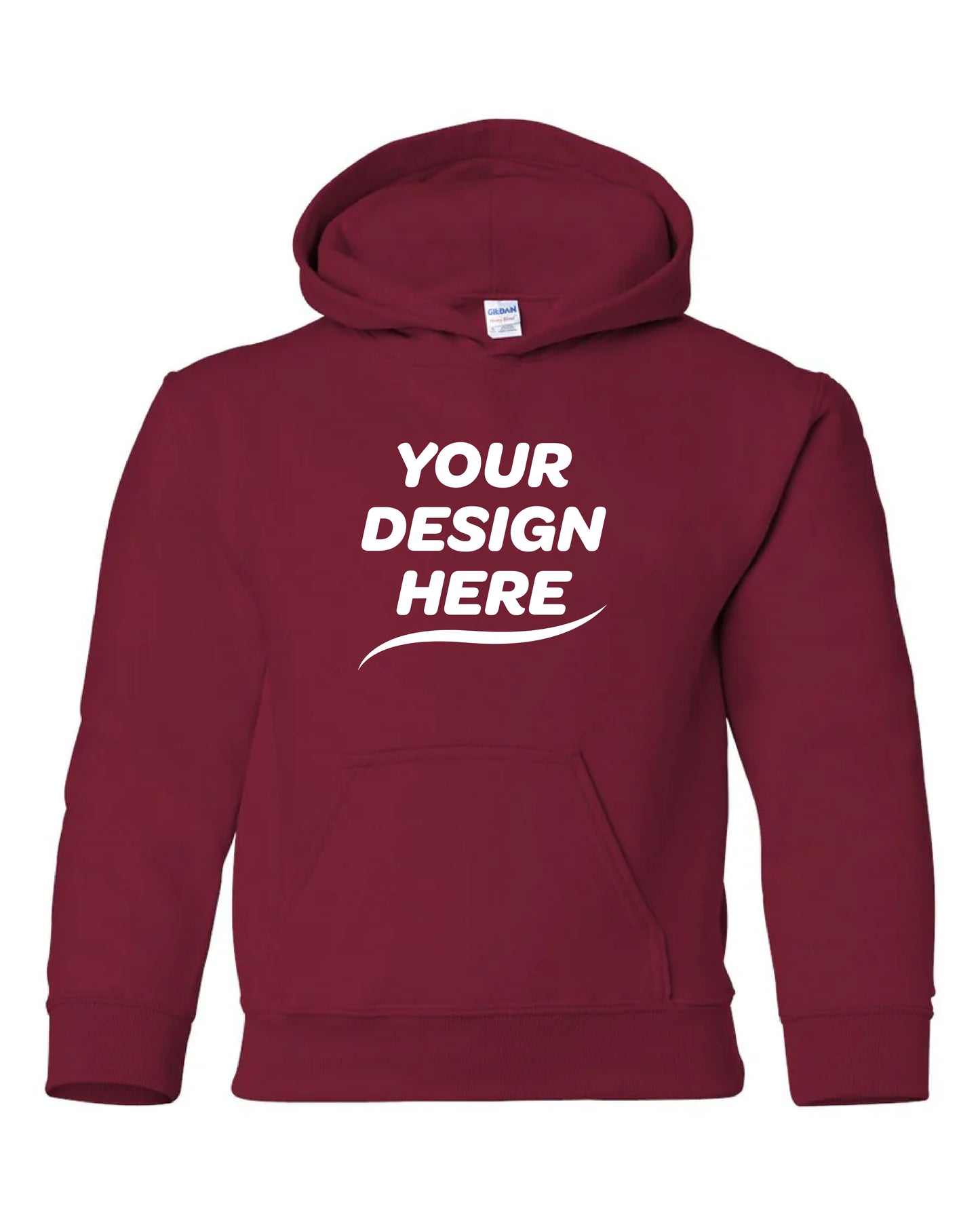 Custom Youth Heavy Blend™ Hooded Sweatshirt – Add Your Logo or Design