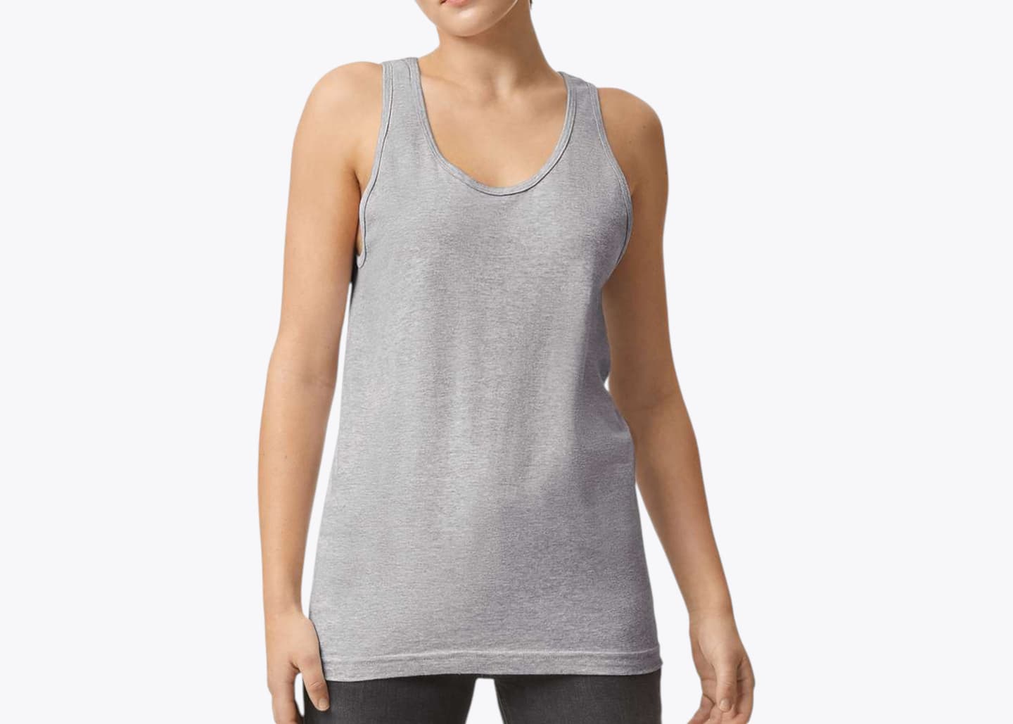 Custom Fine Jersey Tank – Add Your Logo or Design