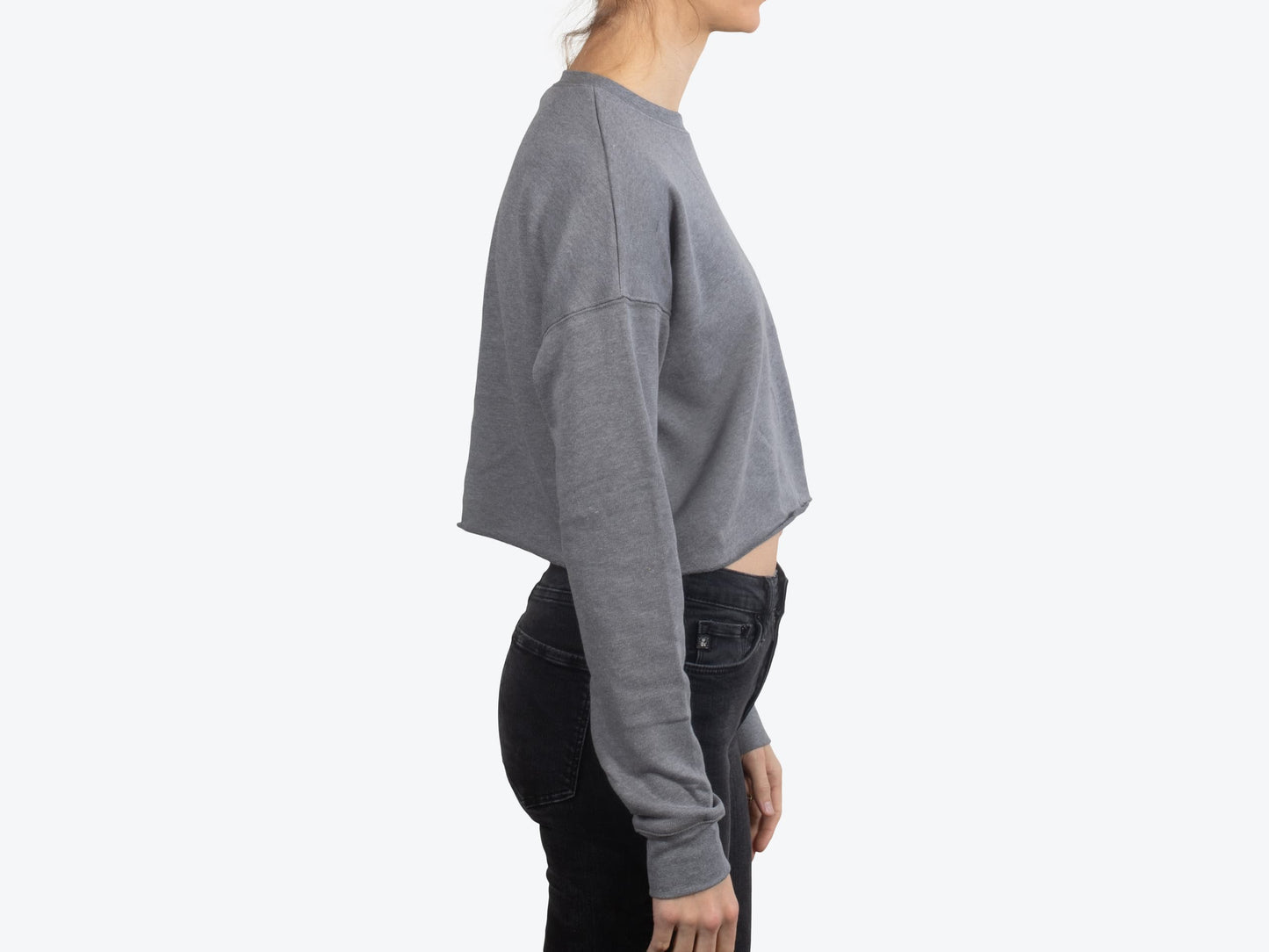 Custom Women’s Cropped Crew Fleece – Add Your Logo or Design