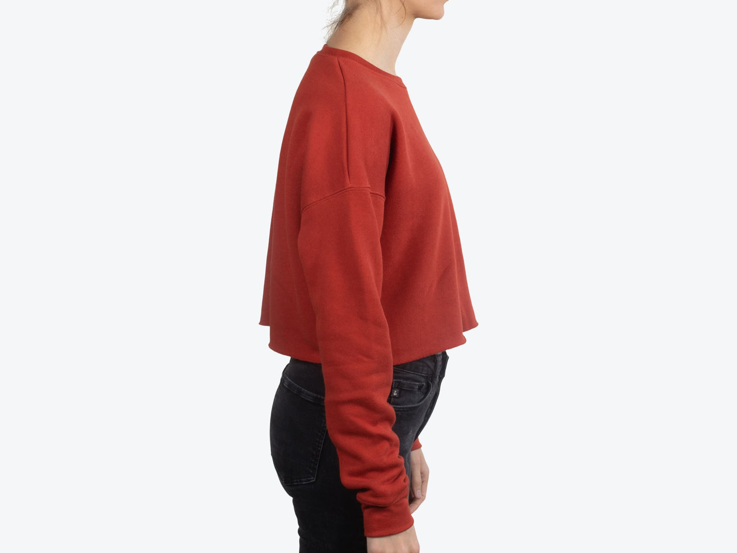 Custom Women’s Cropped Crew Fleece – Add Your Logo or Design