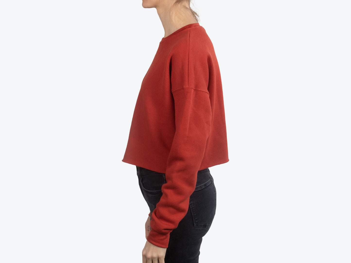 Custom Women’s Cropped Crew Fleece – Add Your Logo or Design