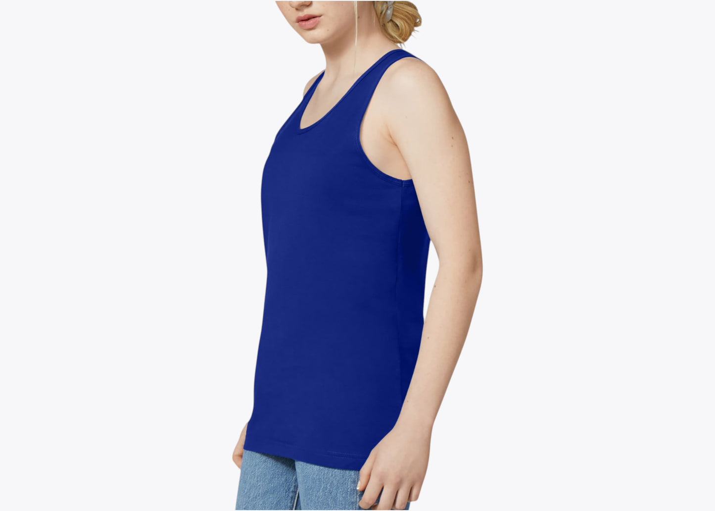 Custom Fine Jersey Tank – Add Your Logo or Design