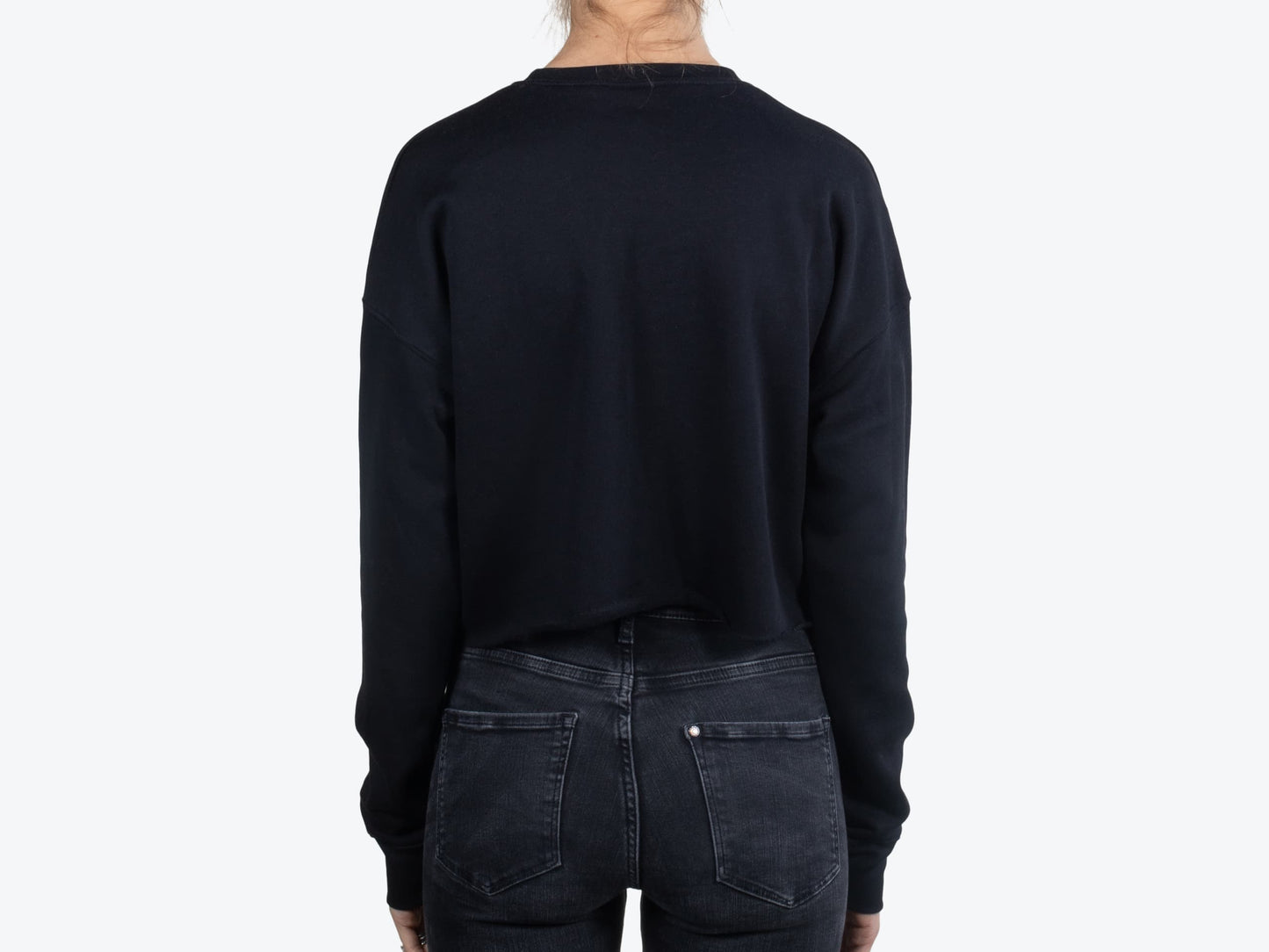 Custom Women’s Cropped Crew Fleece – Add Your Logo or Design