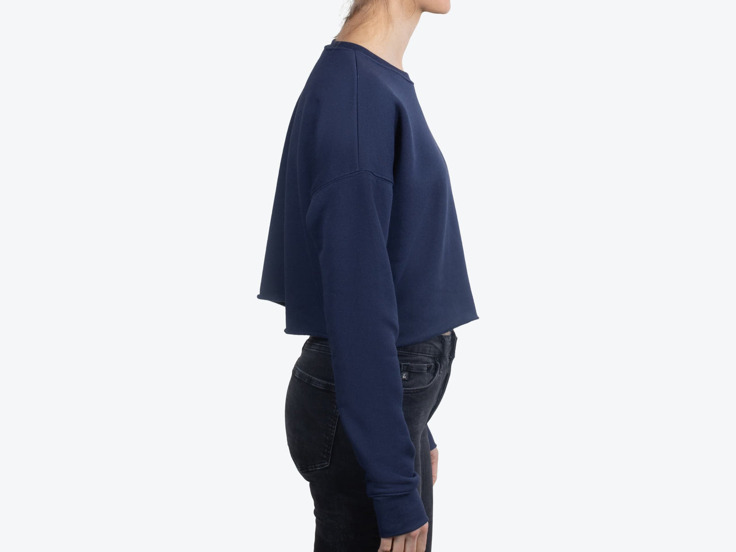 Custom Women’s Cropped Crew Fleece – Add Your Logo or Design