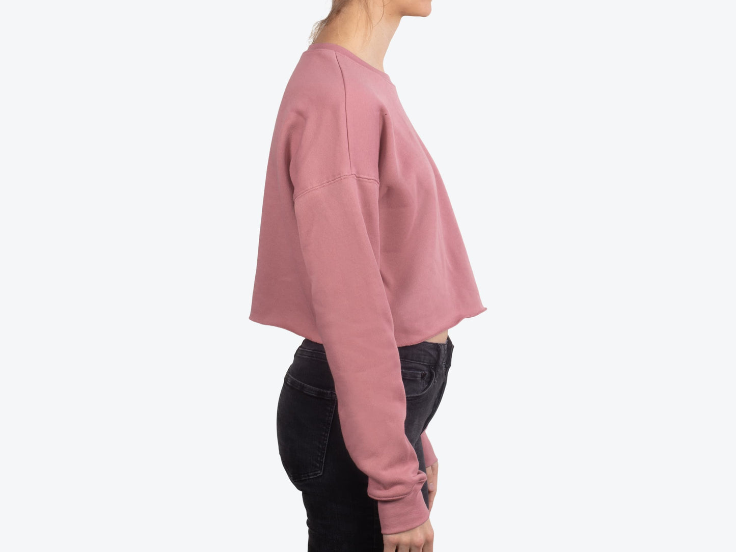 Custom Women’s Cropped Crew Fleece – Add Your Logo or Design