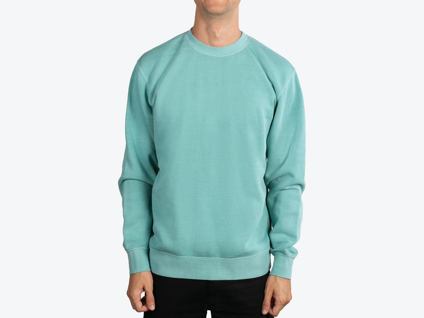 Custom Unisex Pigment-Dyed Crewneck Sweatshirt – Add Your Logo or Design