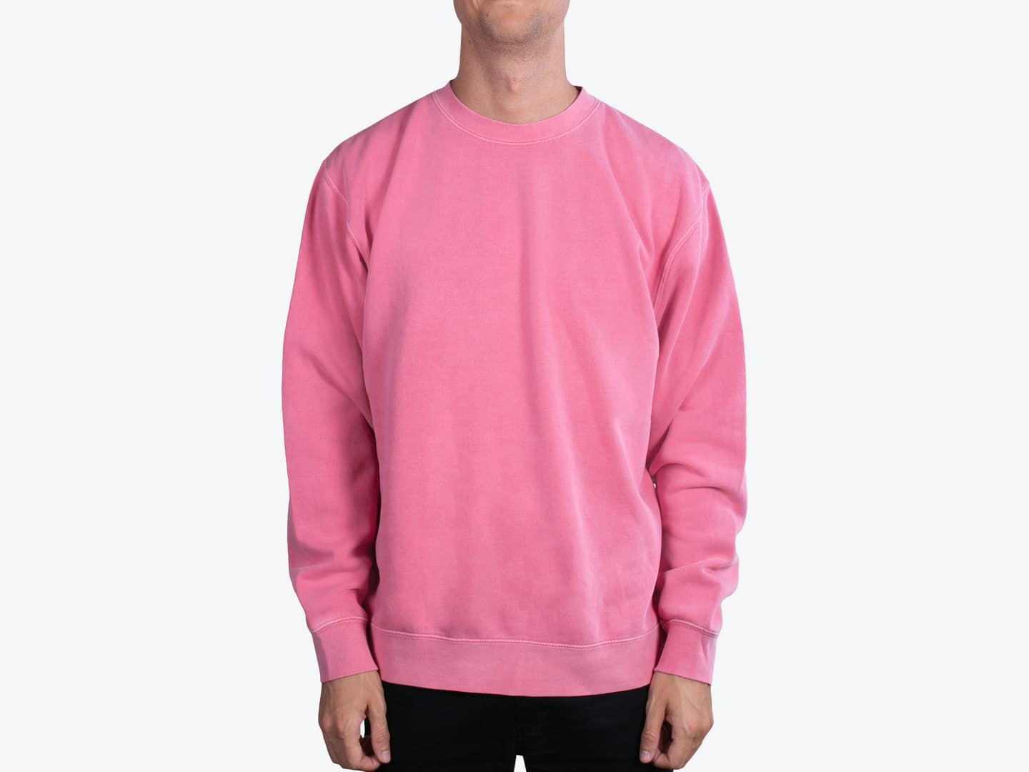 Custom Unisex Pigment-Dyed Crewneck Sweatshirt – Add Your Logo or Design