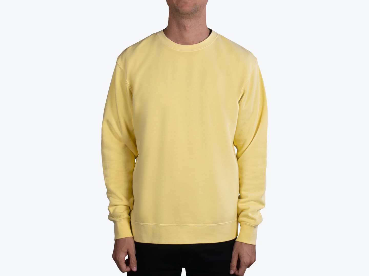 Custom Unisex Pigment-Dyed Crewneck Sweatshirt – Add Your Logo or Design