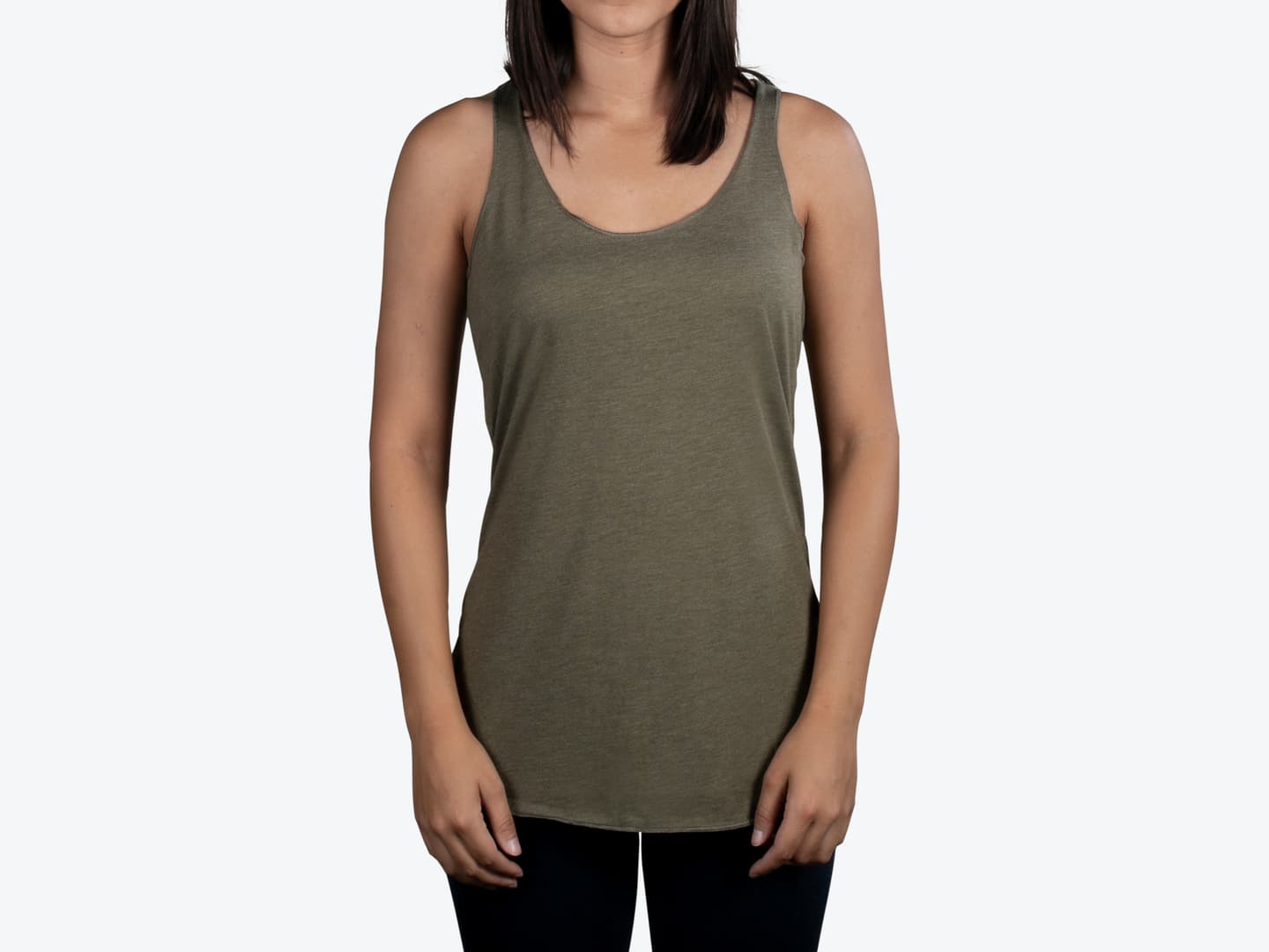 Custom Women’s Tri-Blend Racerback Tank – Add Your Logo or Design