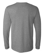 BELLA + CANVAS Heather CVC Long Sleeve Tee 3501CVC