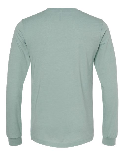 BELLA + CANVAS Heather CVC Long Sleeve Tee 3501CVC