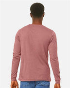 BELLA + CANVAS Heather CVC Long Sleeve Tee 3501CVC