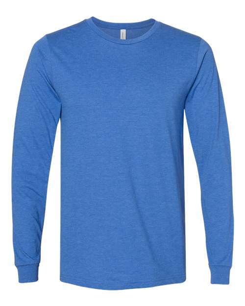 BELLA + CANVAS Heather CVC Long Sleeve Tee 3501CVC