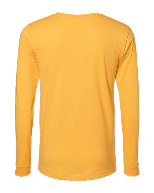 BELLA + CANVAS Heather CVC Long Sleeve Tee 3501CVC