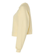 BELLA + CANVAS Women's Crop Raglan Fleece Crewneck Sweatshirt 7505