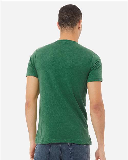 BELLA + CANVAS Unisex Heather CVC V-Neck Tee 3005CVC