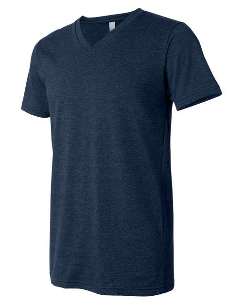 BELLA + CANVAS Unisex Heather CVC V-Neck Tee 3005CVC