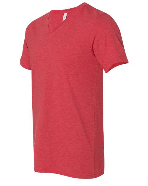 BELLA + CANVAS Unisex Heather CVC V-Neck Tee 3005CVC